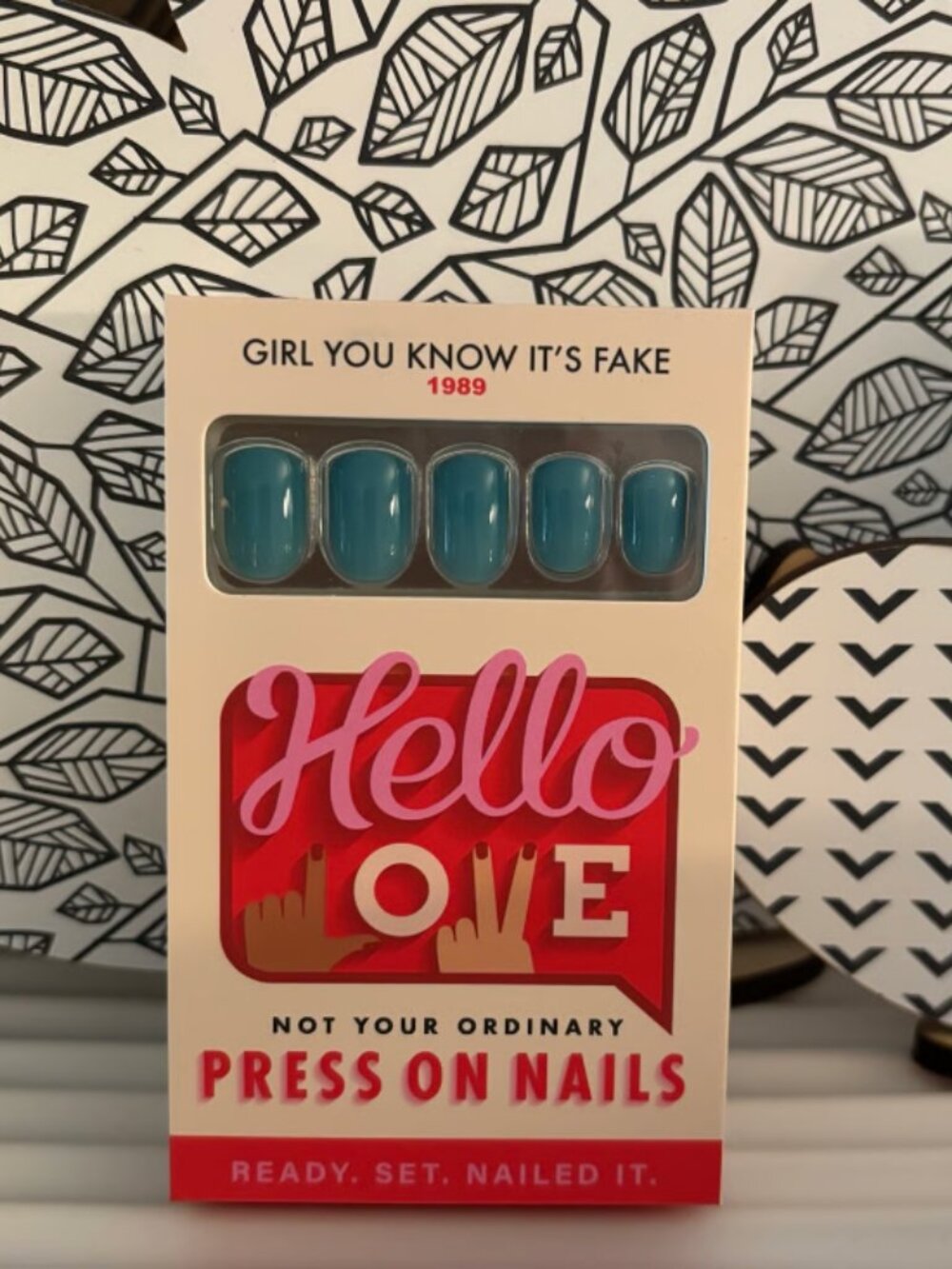 Hello Love Girl You Know It’s Fake Press On Nails